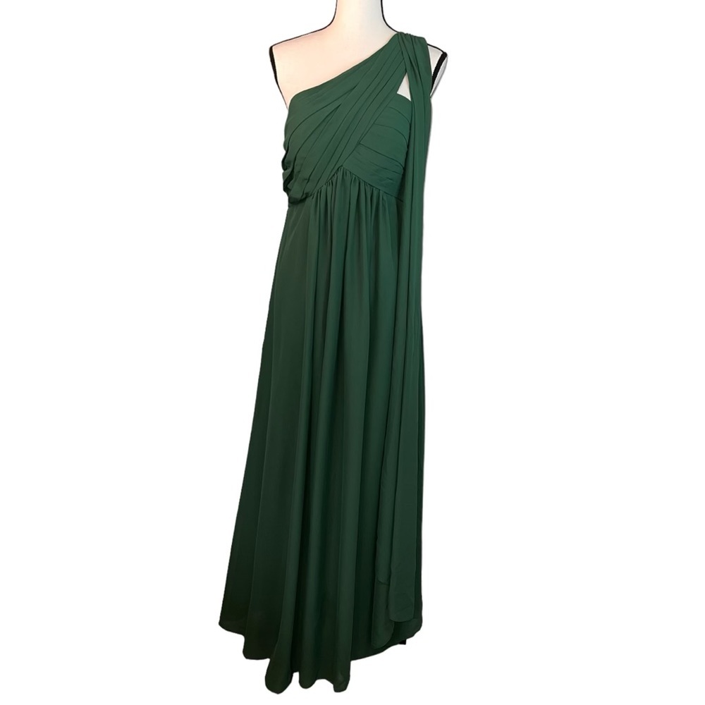 JJ’s House green elegant bride’s maid wedding formal cruise long dress